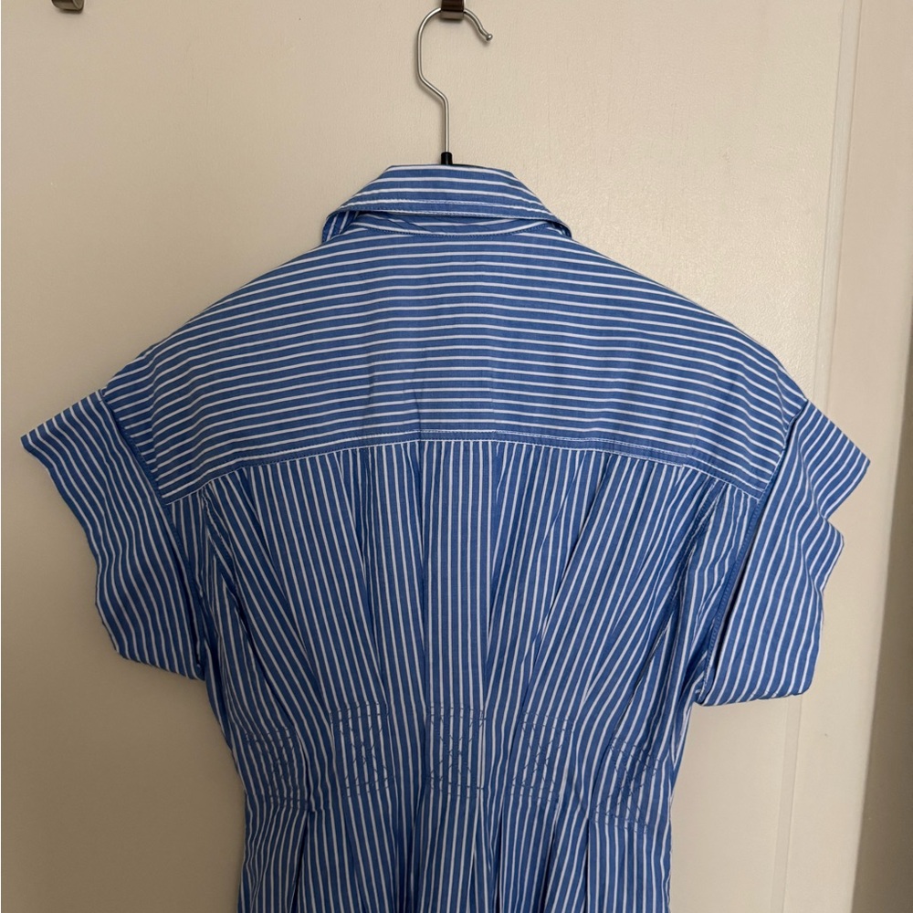 Anthropologie Pilcro short sleeve seamed midi shirt dress - Size XXS - BNWT - Picture 12 of 14